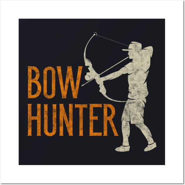 Bow Hunter Archer Bowman Wall Art by Foxxy Merch